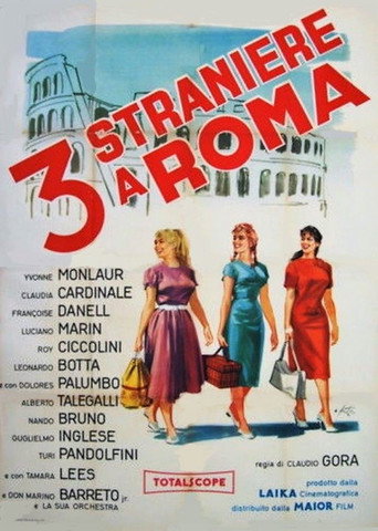 Locandina: 3 straniere a Roma