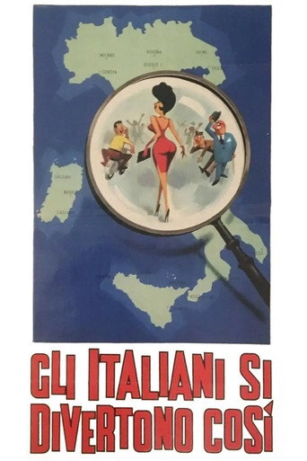 Locandina: Gli italiani si divertono così