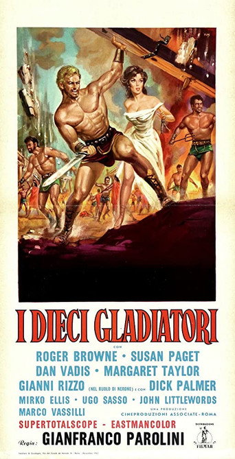 Locandina: I dieci gladiatori