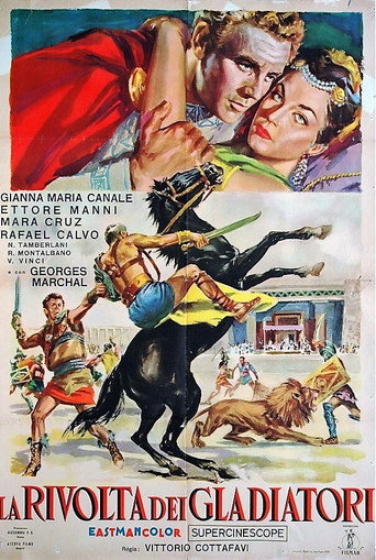 Locandina: La rivolta dei gladiatori