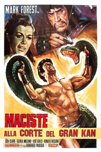 Locandina: Maciste alla corte del Gran Khan