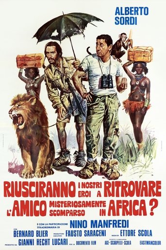 Locandina: Riusciranno i nostri eroi a ritrovare l'amico misteriosamente scomparso in Africa?