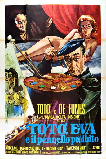 Locandina: Totò, Eva e il pennello proibito