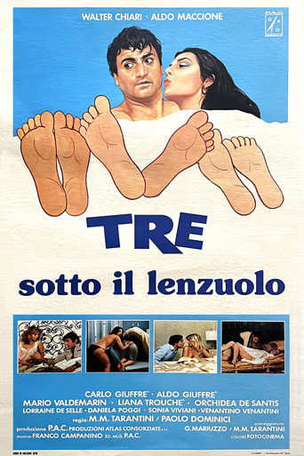 Locandina: Tre sotto il lenzuolo